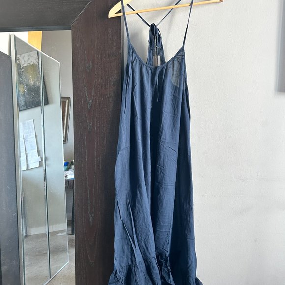 100% cotton Maxi- luxury Chemise by SKIN - Picture 3 of 6